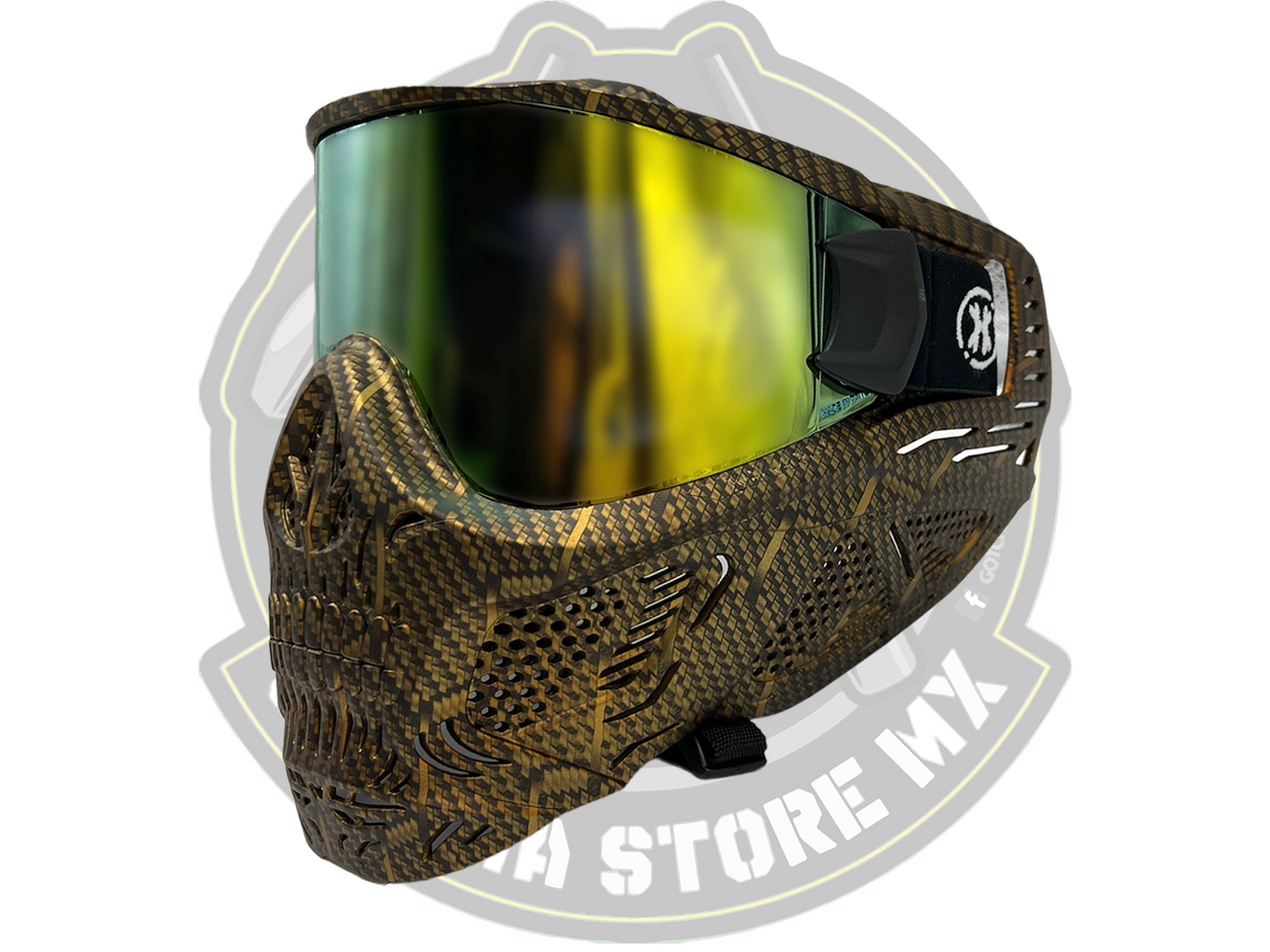 HK Army Skull Carbon Fiber Yellow image 0
