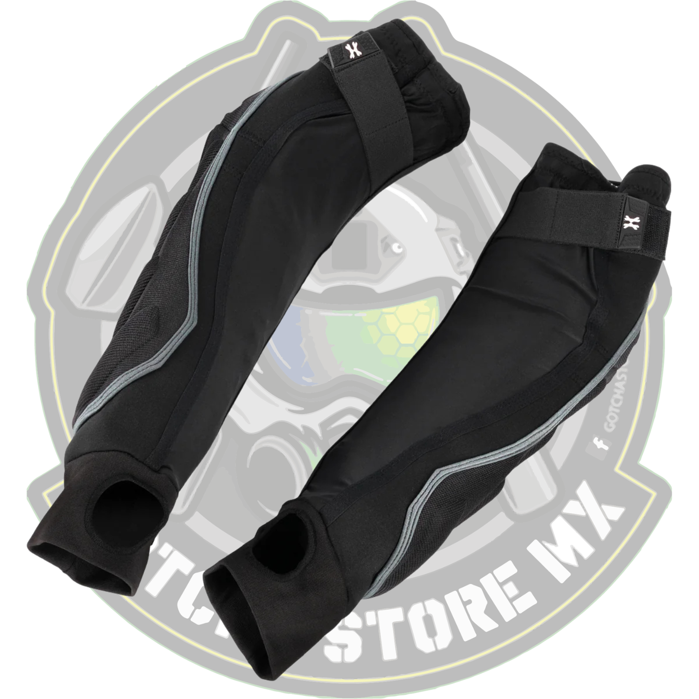 Coderas de Paintball HK Army HSTL Line Arm Pads XL - Color Negro image 2