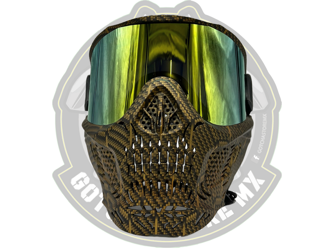 HK Army Skull Carbon Fiber Yellow image 2