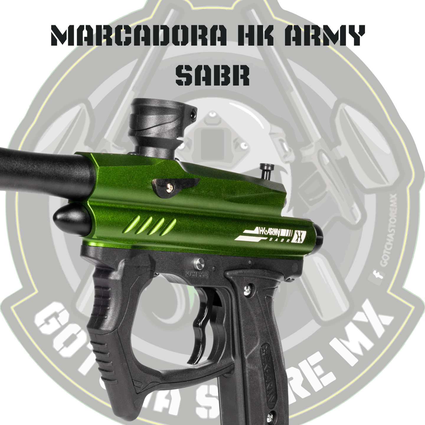 Hk Army SABR Marcadora Paintball Verde image 1