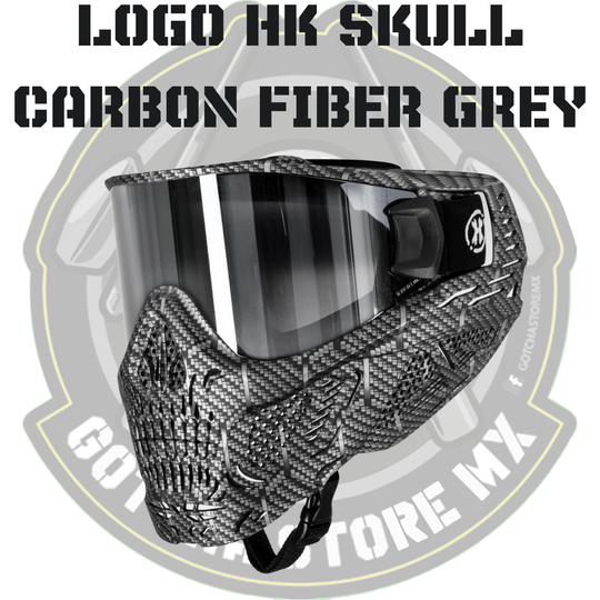 HK Skull Fiber Carbon Gris image 1