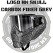 HK Skull Fiber Carbon Gris image 1
