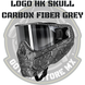 HK Skull Fiber Carbon Gris image 1