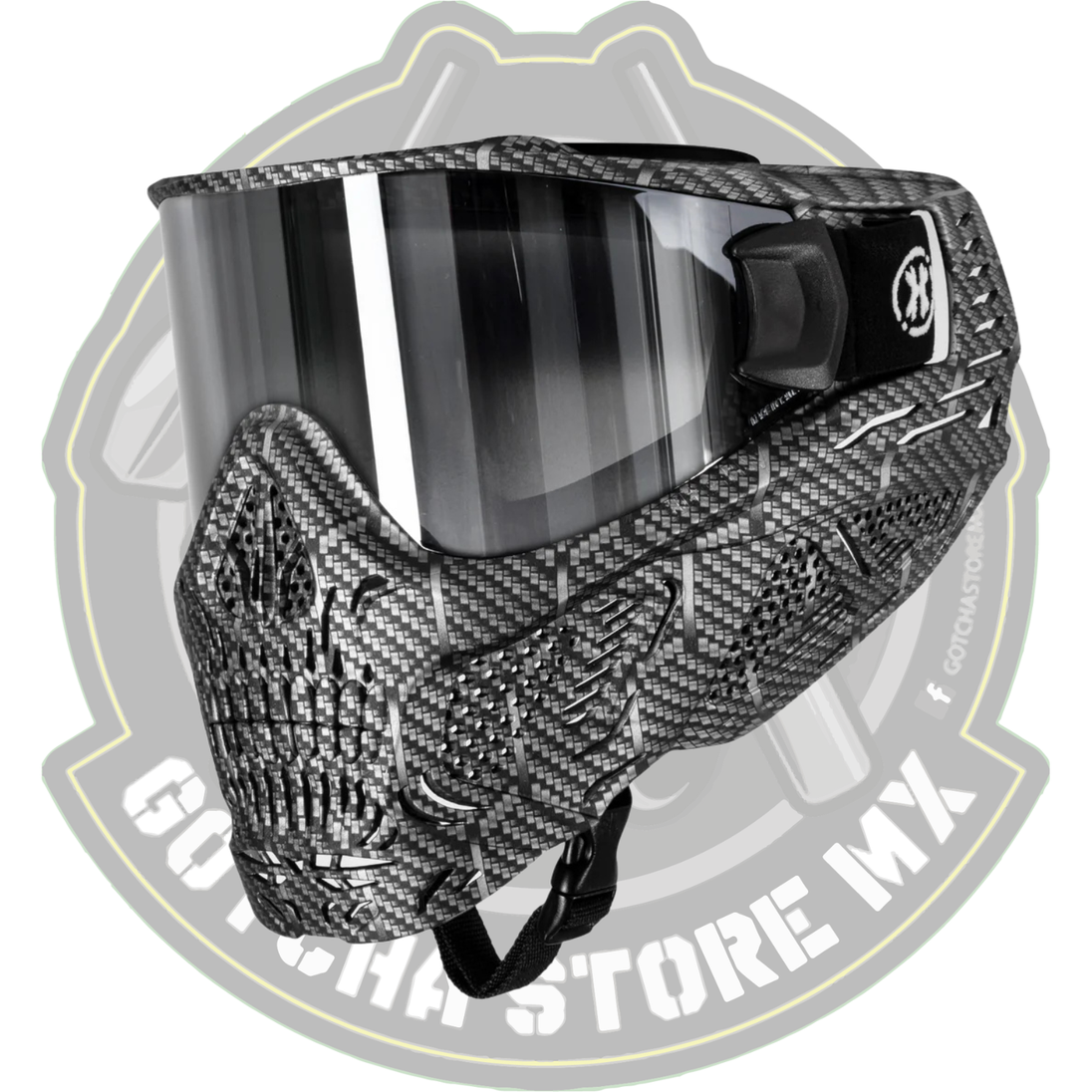 HK Skull Fiber Carbon Gris image 0