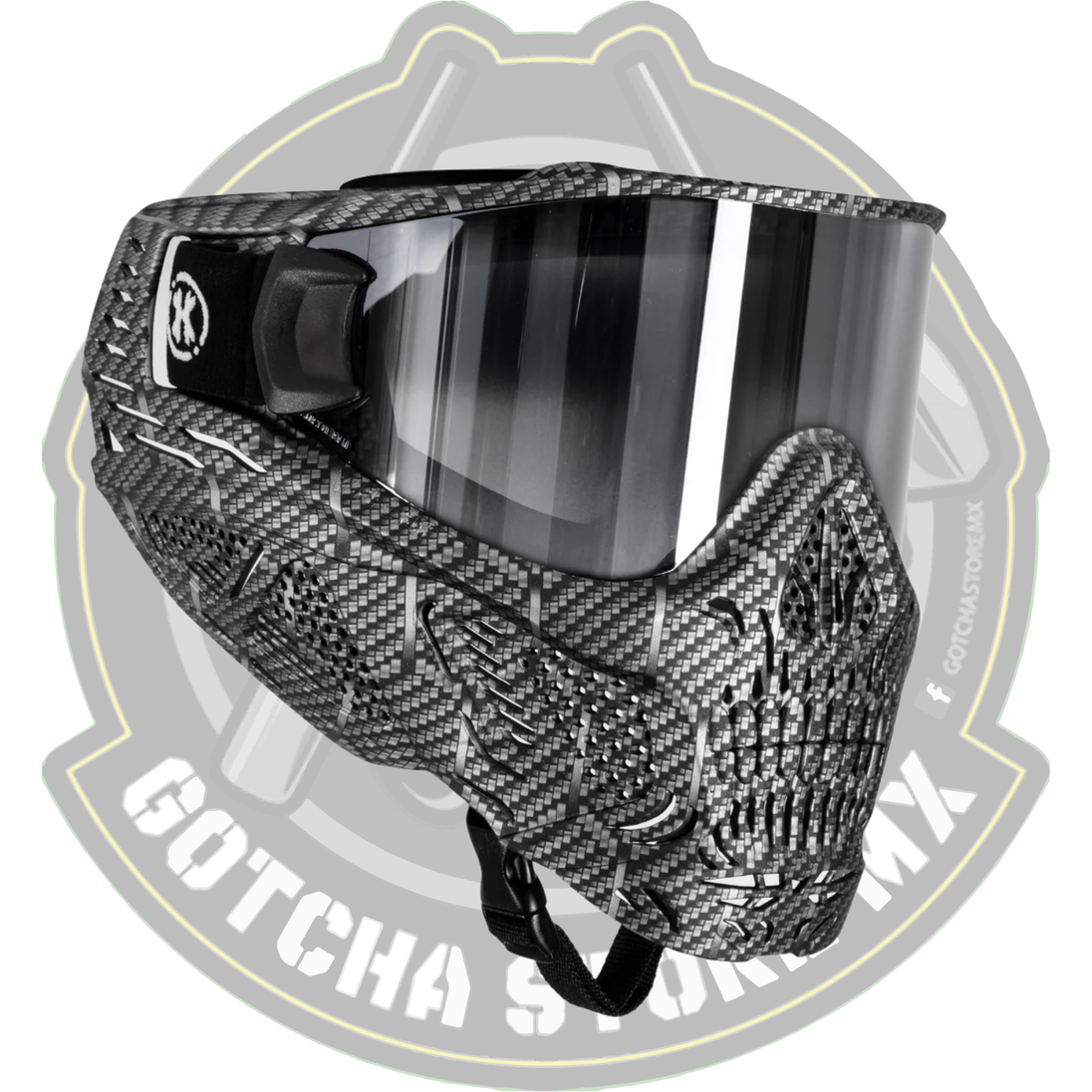 HK Skull Fiber Carbon Gris image 2