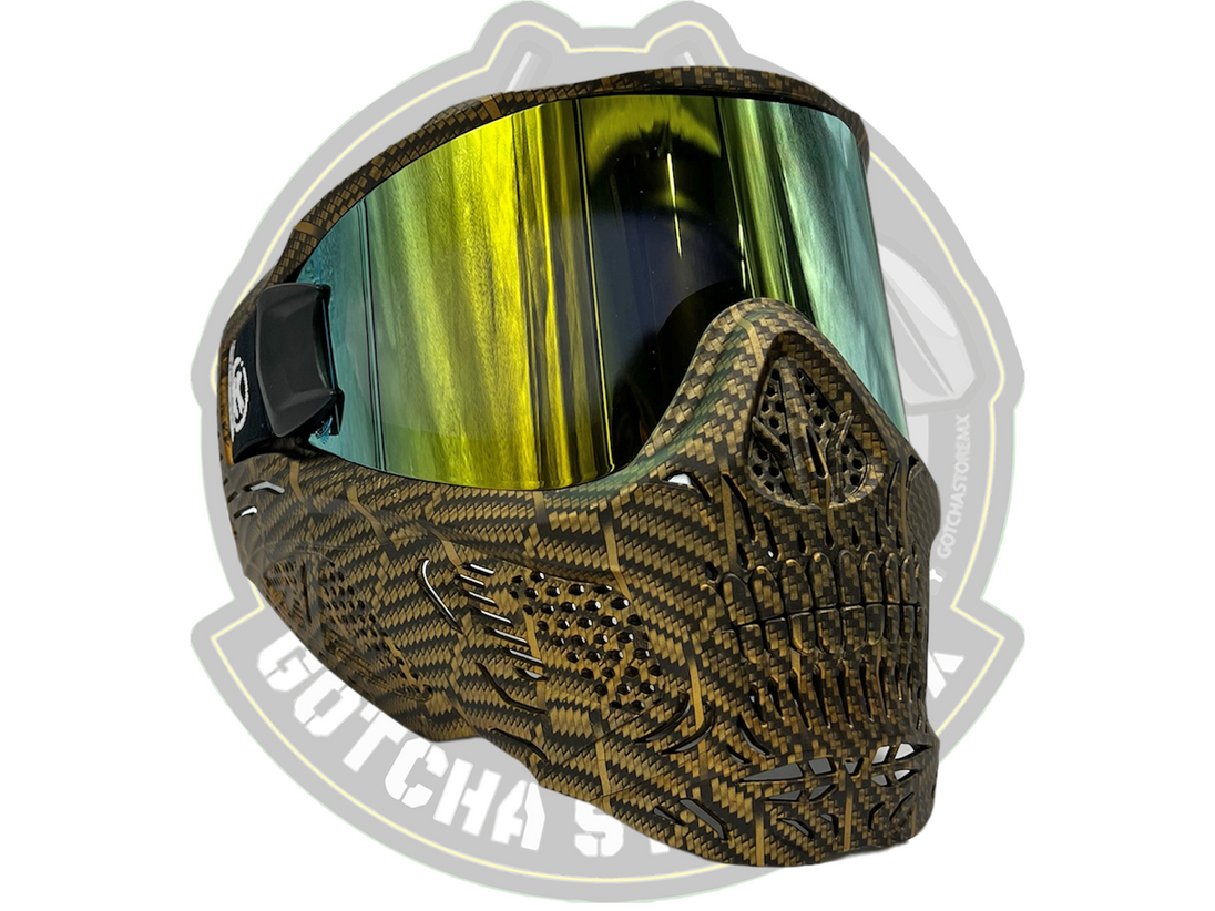 HK Army Skull Carbon Fiber Yellow image 1