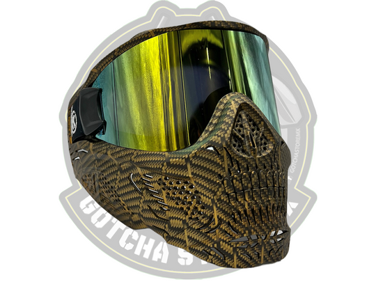 HK Army Skull Carbon Fiber Yellow image 1