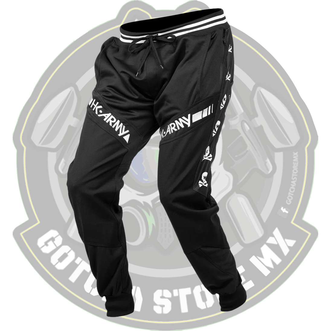 Hk Army TRK AIR - SKULLS - BLACK - JOGGER PANTS L image 3