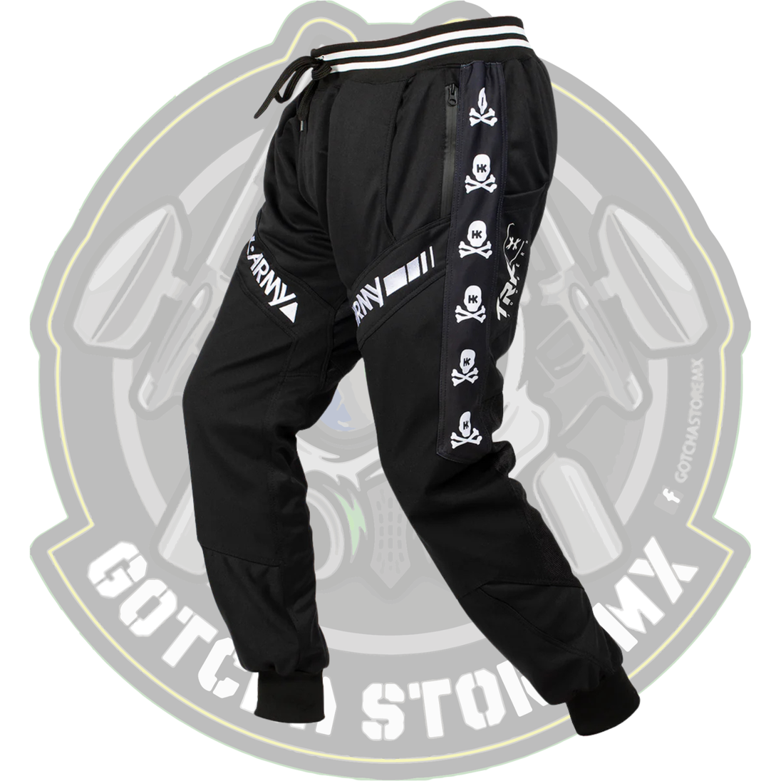 Hk Army TRK AIR - SKULLS - BLACK - JOGGER PANTS L image 0
