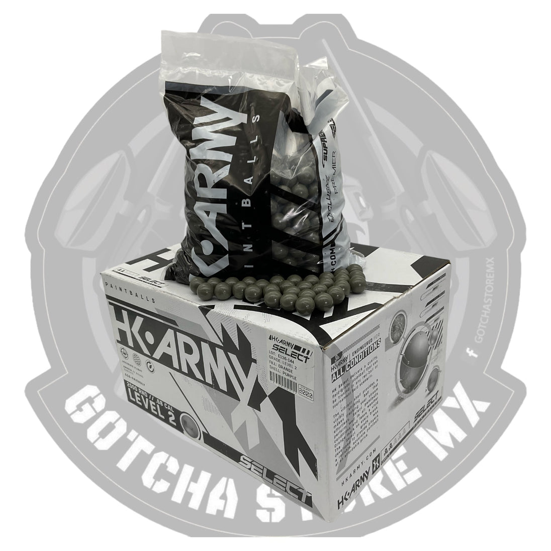 CAJA HK ARMY LVL 2 CON 2000 CAPSULAS image 0